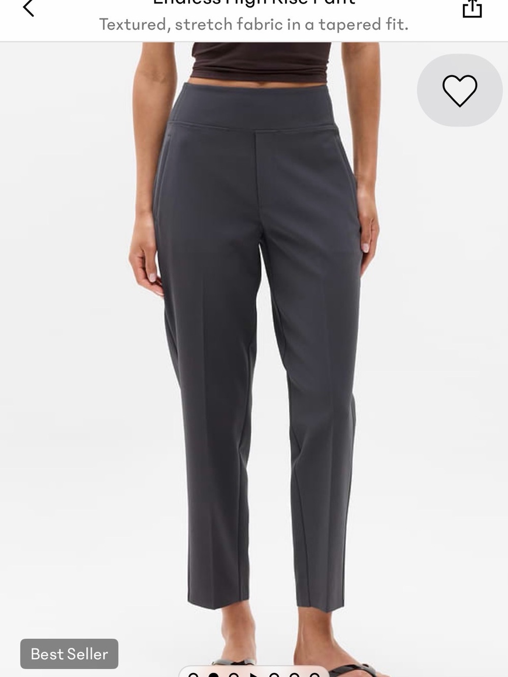 Athleta Endless High Rise Pant size 4P blue - Picture 2 of 7